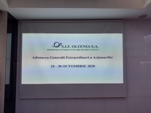 AGOA SIF Oltenia - Alegerea noului Consiliu de Administraţie
