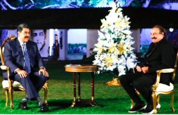 Interviul lui Ignacio Ramonet cu Nicolas Maduro. Foto: Presidenţial Presa