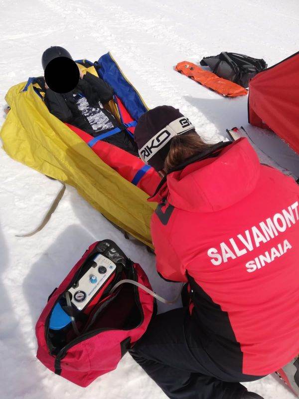 Salvamontiştii au participat la o acţiune de recuperare de 5 ore în munţii Bucegi