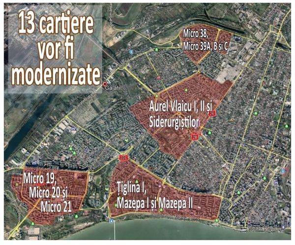 Primarul Galaţiului a pus la bătaie 120 de milioane pentru "marea modernizare" a municipiului