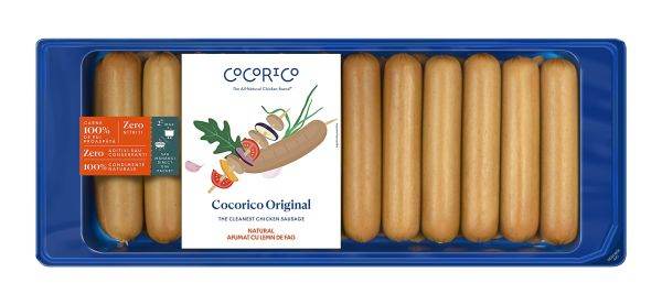 Cocorico a creat cârnaţi din carne de pui 100% naturali 