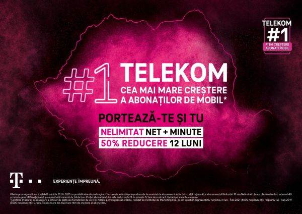 Numărul de contracte postpaid de telefonie mobila al Telekom a crescut cu 6.3%