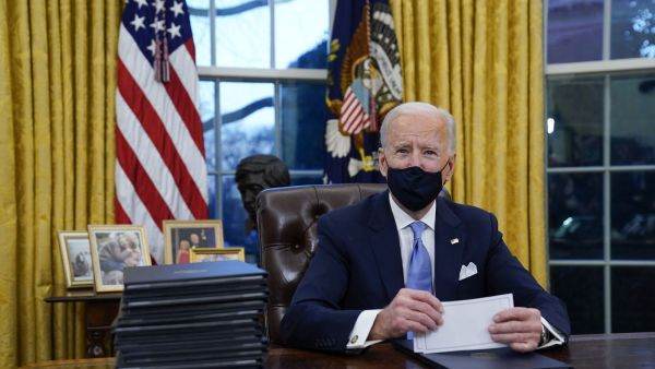 Biden a marcat 100 de zile de când se află la Casa Albă printr-o adunare în Georgia