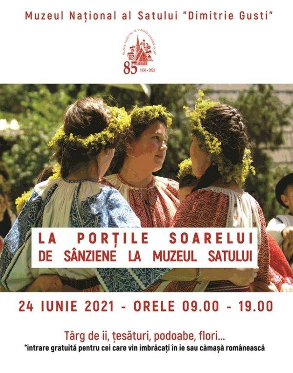 Sânzienele "vin" la Muzeul Satului şi sărbătoresc ia