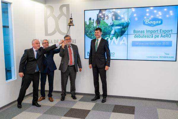 Producătorul clujean de lactate Bonas a debutat pe piaţa AeRO a Bursei de Valori Bucureşti