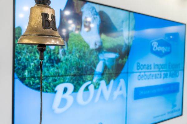 Acţiunile Bonas încheie prima zi la BVB sub preţul din plasament