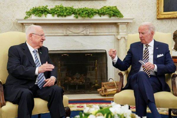 Preşedintele Joe Biden s-a întâlnit cu omologul israelian Reuven Rivlin