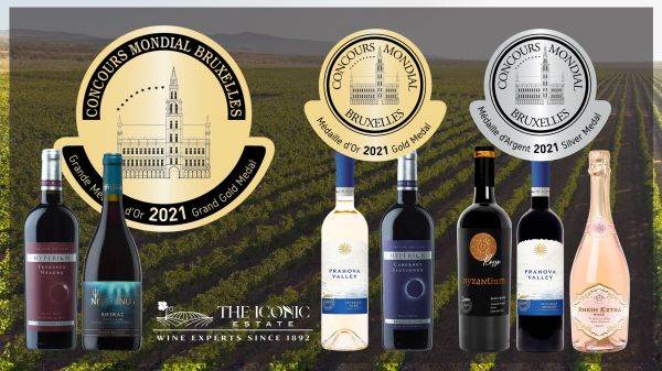 Două vinuri din portofoliul The Iconic Estate au fost premiate la Concours Mondial de Bruxelles