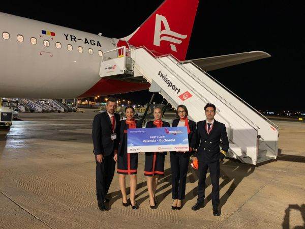 O nouă companie aeriană ȋncepe operarea de curse regulate din Bucureşti spre Valencia
