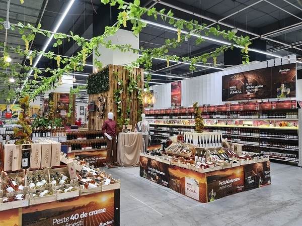 Târgul de Vinuri Auchan ediţia 2021 este dedicată vinurilor româneşti - peste 285 de sortimente la raft