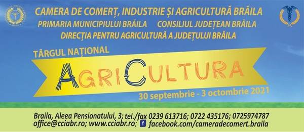 A XXIV-a ediţie a Târgului Naţional AgriCultura îşi va deschide porţile pe 30 septembrie 2021