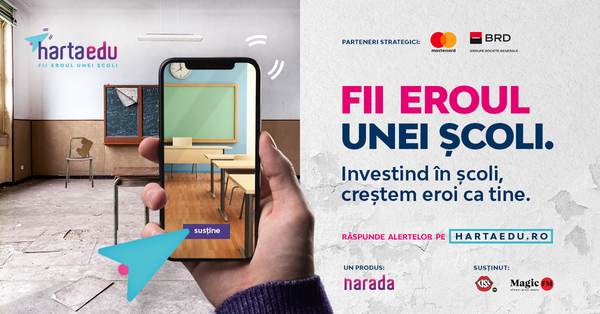 Peste 120 de alerte ale profesorilor prezente deja pe HartaEdu, platforma-voce a şcolilor din România