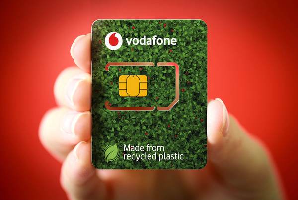 Vodafone lansează Eco-SIM-urile fabricate din plastic reciclat 