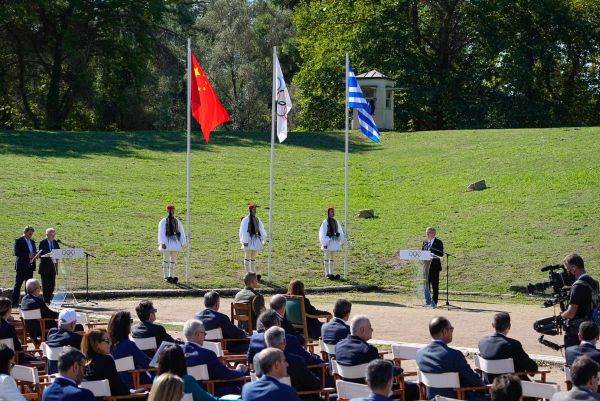 Flacăra olimpică pentru Jocurile de Iarnă din 2022 a ajuns în China