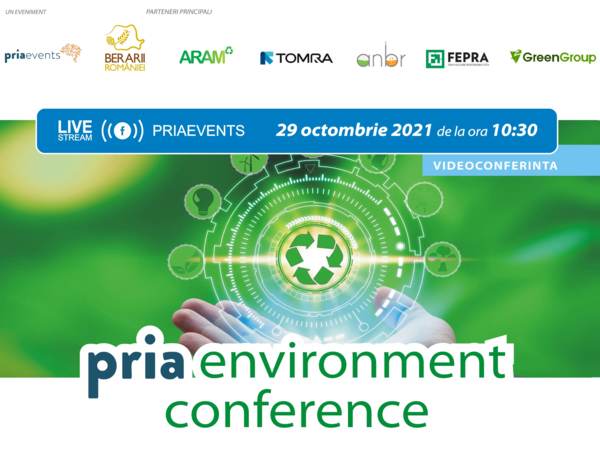PRIAevents organizează conferinţa PRIA Environment 2021