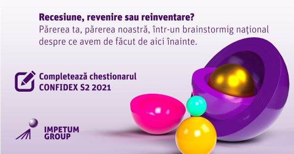 Impetum Group pregăteşte un nou studiu CONFIDEX, un puls al economiei reale în vremuri pline de incertitudine - Completează chestionarul CONFIDEX