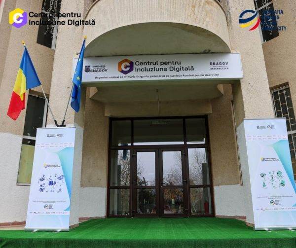 Centrul pentru Incluziune Digitală, deschis de Asociaţia Română pentru Smart City la Snagov