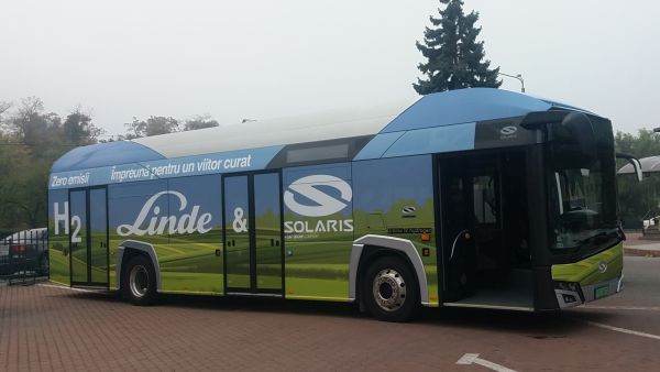 Un autobuz cu hidrogen marca Solaris va circula în Capitală 