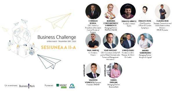 Business Challenge 2021. Schimbările vin întotdeauna şi cu bune, si cu rele. Chiar şi în business