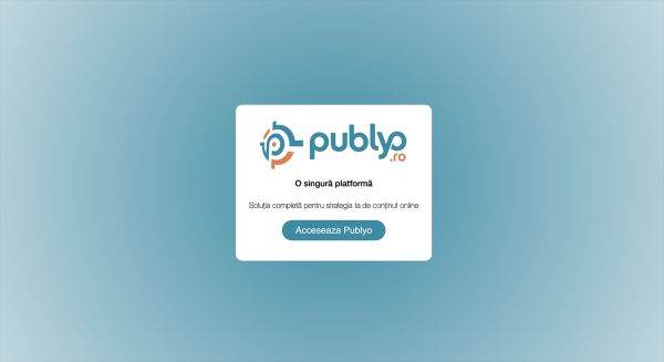 Publyo cel mai eficient sistem pentru planificarea, raportarea şi monitorizarea articolelor online