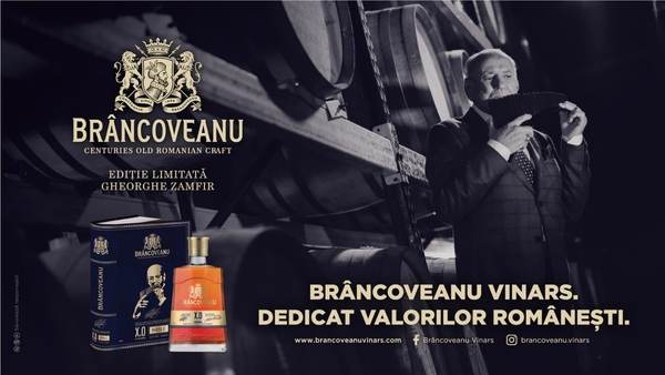 Brâncoveanu XO - Ediţie Limitată Gheorghe Zamfir, un vinars rafinat şi complex, creat ȋn onoarea valorilor culturii române 