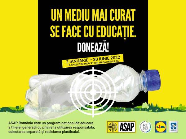 Lidl România continuă să investească în prevenirea poluării cu plastic