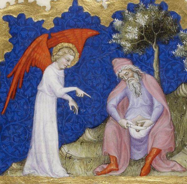 Circumcizia lui Avraam, miniatură din Biblia Jean de Sy (cca. 1355-1357)