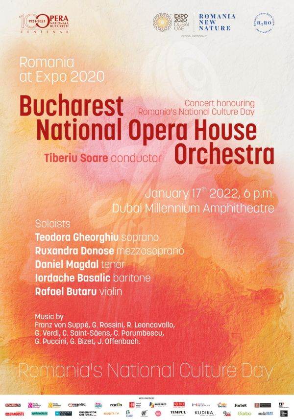 Orchestra Operei Naţionale, concert la Expo 2020 Dubai