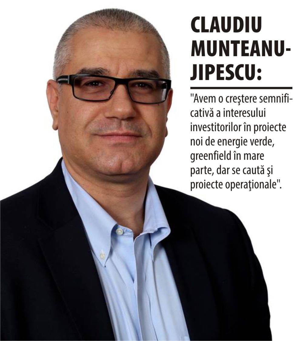 "Cererea pentru proiecte de energie regenerabilă este la un nivel foarte ridicat"