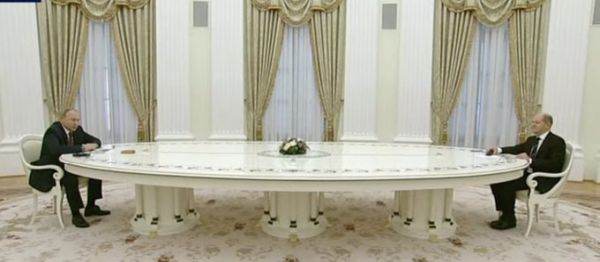 Olaf Scholz şi Vladimir Putin (Sursa foto: Twitter)