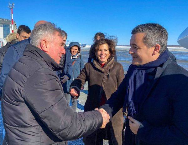 Lucian Bode şi Gerald Darmanin (Sursa foto: Twitter)