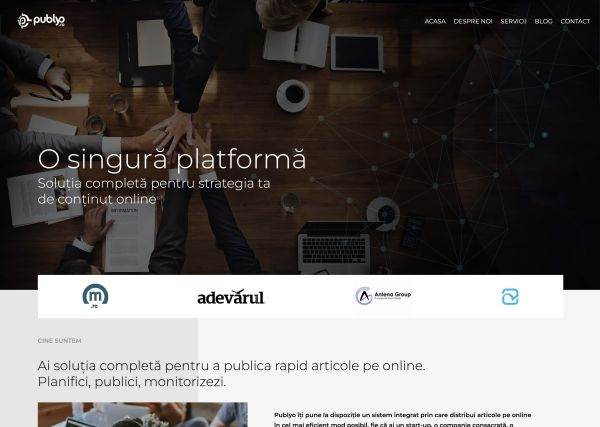Publyo pregăteşte 2 noi funcţionalităţi: content şi publishing