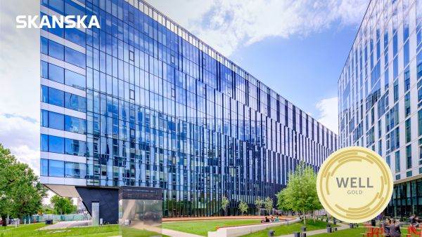 Un nou proiect dezvoltat de Skanska, Campus 6.2, primeşte certificarea WELL Core & Shell la nivel Gold