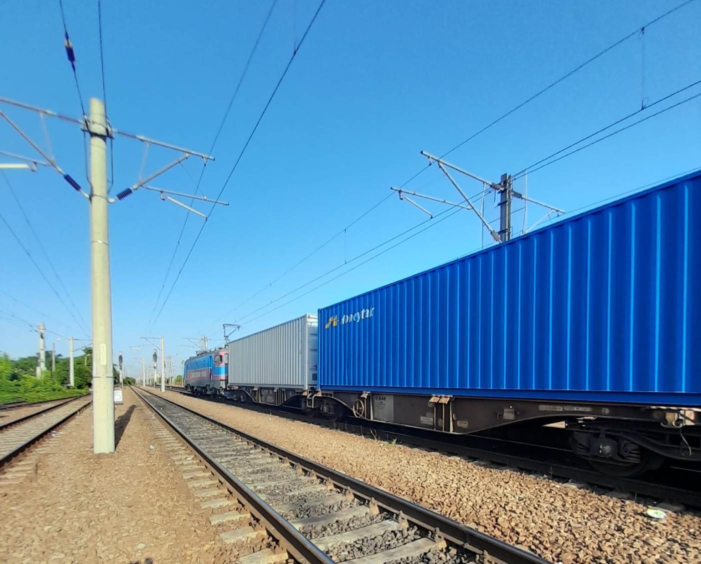 Primul tren organizat de Grupul GRAMPET pe Middle Coridor a plecat astăzi din Portul Constanţa către Budapesta