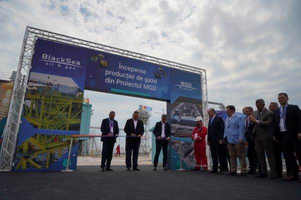 Black Sea Oil & Gas a dat startul producţiei de gaze naturale prin Proiectul MGD