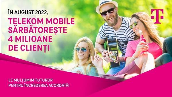 Telekom Mobile marchează pragul de 4 milioane de clienţi