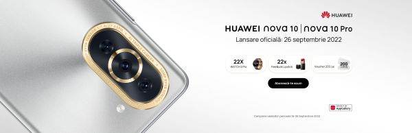 Huawei sărbătoreşte lansarea noilor smartphone-uri din seria nova cu premii şi reduceri 
