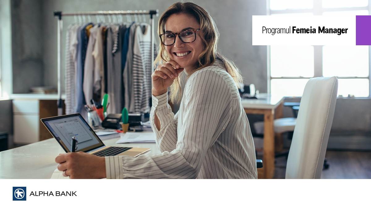 Alpha Bank România, bancă parteneră în programul Femeia Manager 2022 - 2027