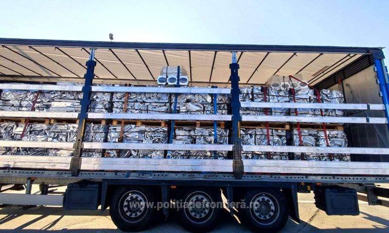 Deşeuri din aluminiu şi electrocasnice second hand, oprite la frontieră