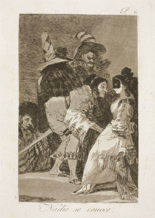"Nimeni nu ştie" / Capricii - Francisco de Goya (1746-1828)