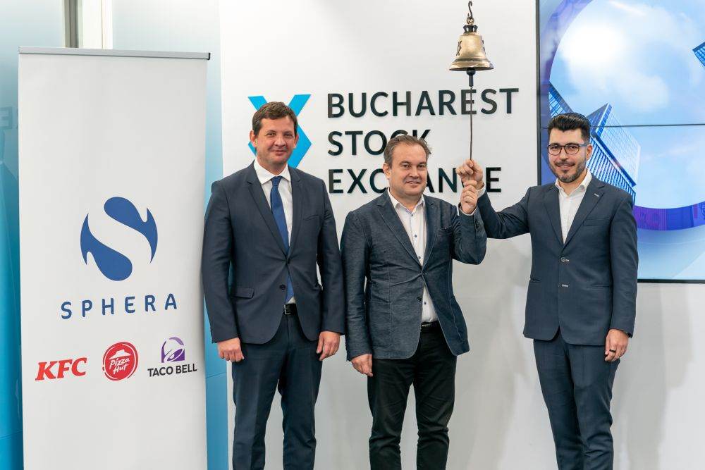 Sphera Franchise Group aniversează 5 ani de la listarea la BVB