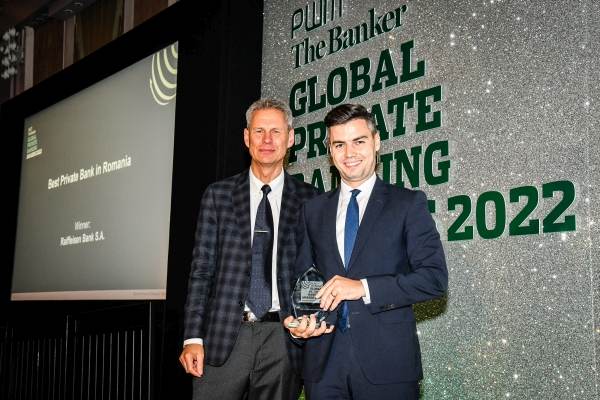 Raiffeisen Bank a fost desemnată "cea mai bună bancă românească" de către publicaţia britanică The Banker