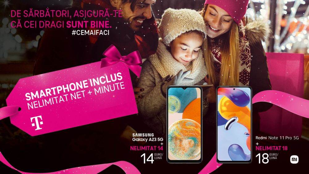 Telekom Mobile lansează campania de Crăciun "Ce mai faci?"