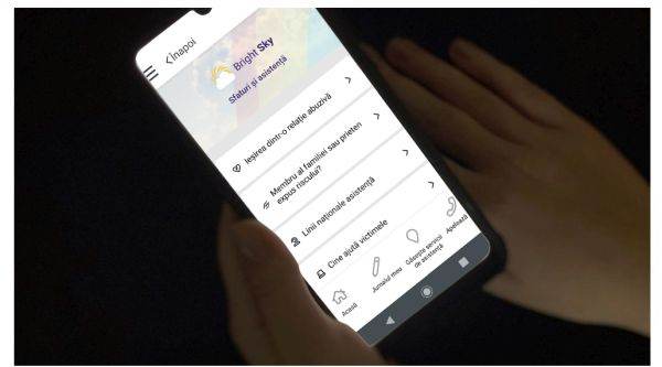 Bright Sky RO- aplicaţia mobilă care sprijină victimele violenţei domestice, folosită de aproape 32.000 de ori 