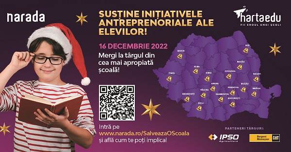 În cadrul campaniei "Salvează o şcoală" sute de copii se transformă în eroi pentru şcoala lor, alături de NARADA