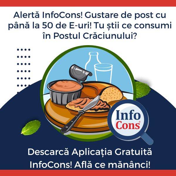Gustare de post cu până la 50 E-uri 
