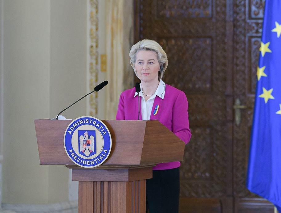 Von der Leyen, primită la Palatul Cotroceni