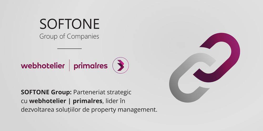 Grupul SOFTONE anunţă un parteneriat strategic cu webhotelier | primalres