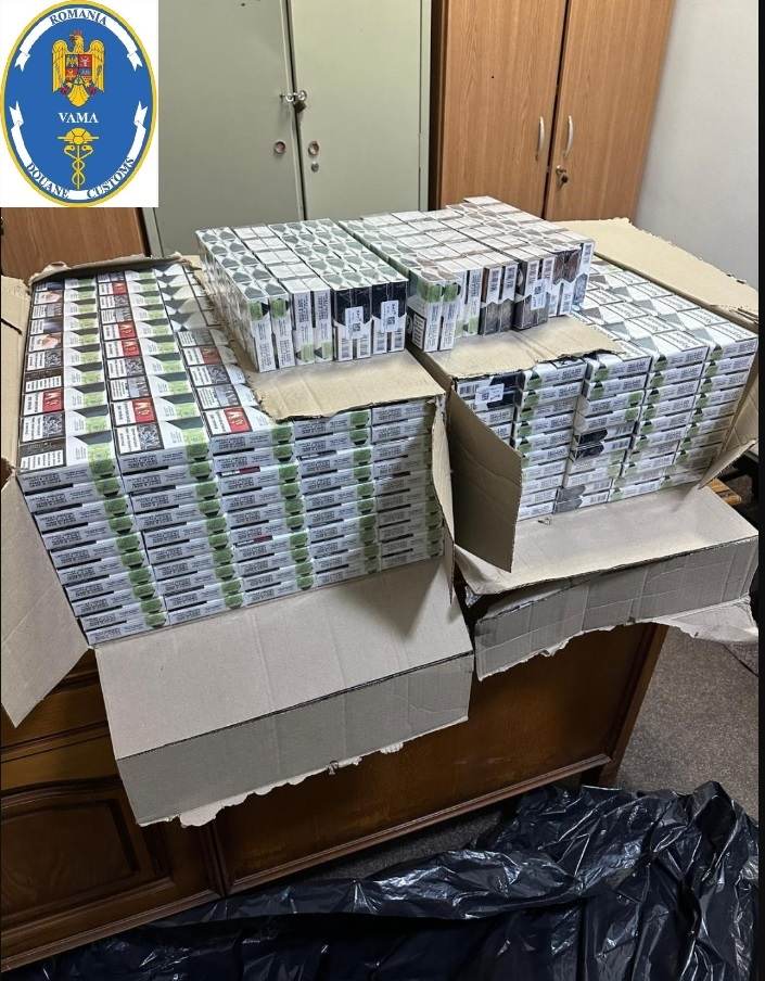 22.000 ţigarete descoperite şi reţinute de inspectori vamali din cadrul Biroului Vamal de Frontieră Siret