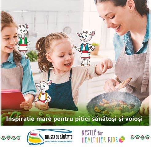 10.000 copii din 5 judeţe participă la disciplina "Traista cu sănătate", susţinută de Fundaţia Tradiţii Sănătoase şi Nestle